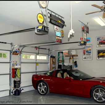Corvette Garage with Wall Art and Signs - Jack from Bluffton, South Carolina