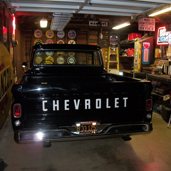Classic Chevrolet Truck and Vintage Garage Signs - Kris from Gridley, California