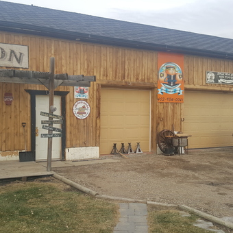 Rustic Garage with Saloon Decor and Tools - Don