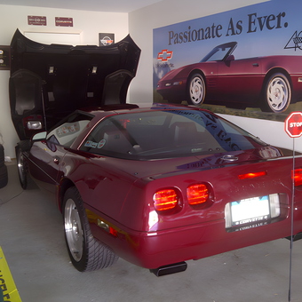 Corvette Garage with Wall Art and Signs - Gregg from Chicago, IL