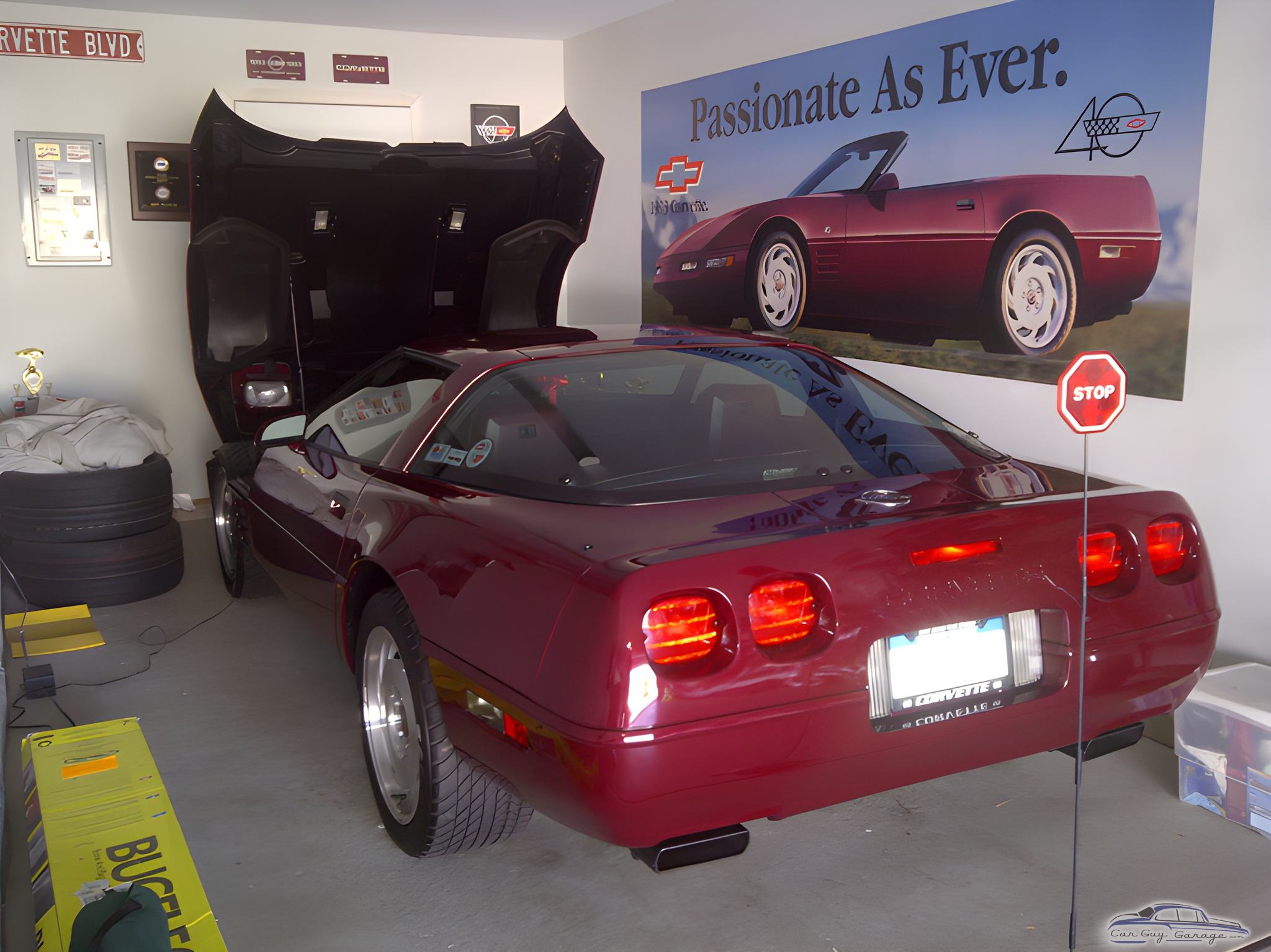 Corvette Garage with Wall Art and Signs - Gregg from Chicago, IL