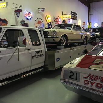 Vintage Ford Racing Garage Neon Signs and Classic Cars - Ford Racing Garage from Bethlehem, PA