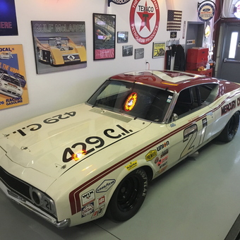Classic Ford Racing Garage Decor and Mercury Cyclone - Ford Racing Garage from Bethlehem, PA