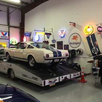 Classic Ford Mustang, Neon Signs, and Wall Decor - Ford Racing Garage from Bethlehem, PA