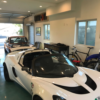 Garage with Sports Cars, Motorcycle, and Bikes - Steve from Encinitas, CA