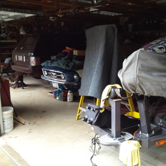 Organized Garage With Classic Mustang and Tools - bigjim_mustang from Sweet Home, Oregon