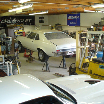 Classic Car Restoration Garage with Tools and Equipment - Bad Ron from Valley Center, CA