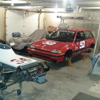 Race Cars, Car Covers, and Garage Tools - Rob W from Brooklyn, WI