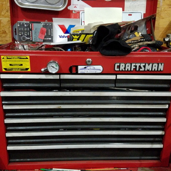 Red Craftsman Tool Chest with Accessories - Rick Spradlin from Medway, Ohio