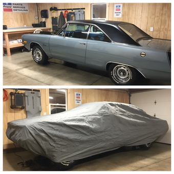 Classic Car Garage with Wall Storage and Car Cover - LyinBrian1 from Ashland, OH