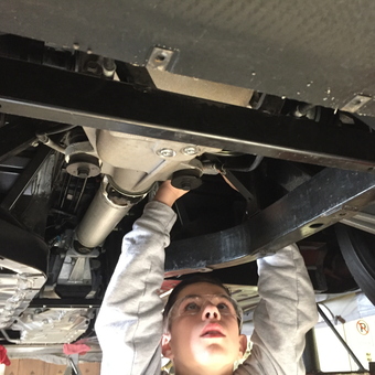 Garage Car Lift with Underbody Work Area - Vince from Dyer, Indiana