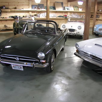 Classic Cars and Garage Decor Displayed on Wooden Shelves - Robert from Honokaa, Hawaii