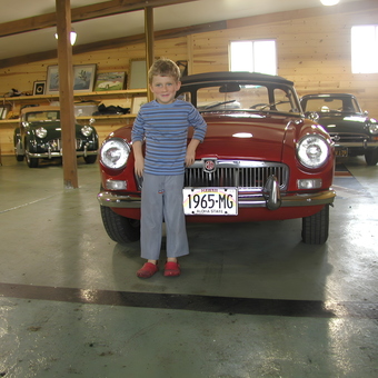 Classic Cars in Wood Paneled Garage - Robert from Honokaa, Hawaii