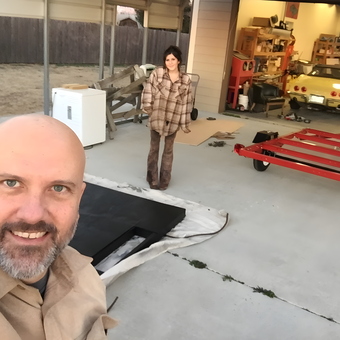 Classic Car Garage With Tools, Trailer, and Storage - TulsaFred from Tulsa, OK