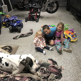 Motorcycle Lift, Toy Vehicles, and Garage Decor - Rob