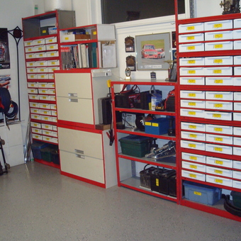 Garage Storage Shelves and Drawer Cabinets - Gerald from Enfield, Nova Scotia