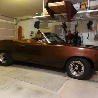 Classic Convertible and Organized Tools in Garage - Tom from SUN CITY WEST, Arizona