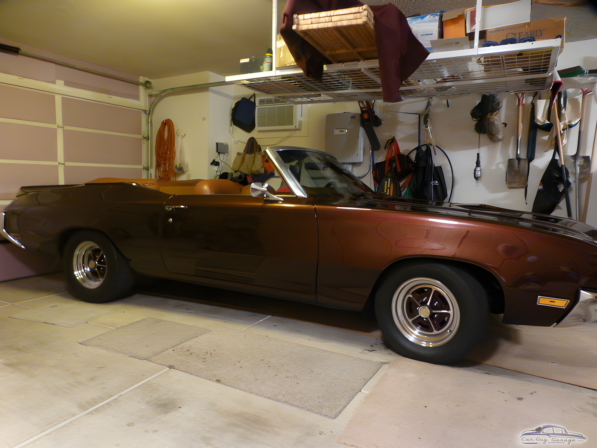 Classic Convertible and Organized Tools in Garage - Tom from SUN CITY WEST, Arizona