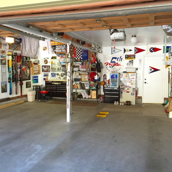 Organized garage with tool chests and wall storage - Harbor Master from Gardnerville, Nevada