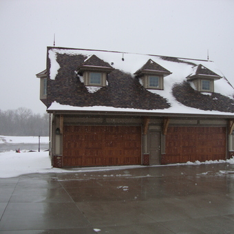 Three Car Wooden Garage with Dormer Windows - Dean from New Berlin, Wi