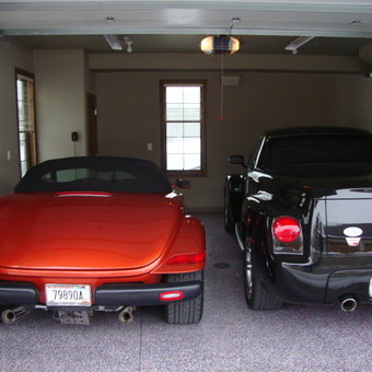Two Classic Cars in Finished Garage - Dean from New Berlin, Wi
