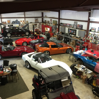Classic Corvette Garage With Tool Chests and Workbenches - Phat98 from Crystal Springs, MS
