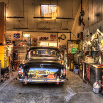 Classic Car Garage with Tool Chests and Cabinets - John from Corral de Tierra, CA