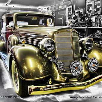Classic car in vintage garage with memorabilia - Jeffrey Lorber from JOHNS CREEK, GA