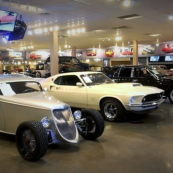 Classic Cars Displayed in Well-Lit Showroom - Gateway Classic Cars from O'Fallon, IL