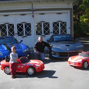 Dodge Vipers and Toy Cars in Driveway - Jerz Viper from Secaucus, NJ