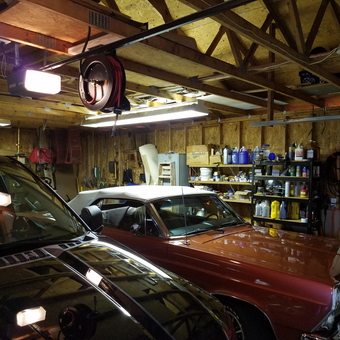 Classic Car Garage with Storage Shelves and Tools - Duke from My washington, Ky