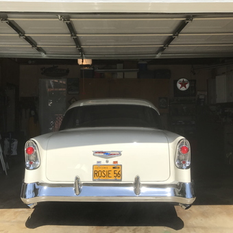 Classic Chevy and Texaco Sign in Organized Garage - Adolpho from West Covina, CA