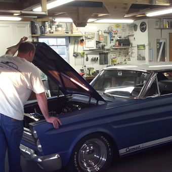 Classic Car Restoration Garage with Tools and Cabinets - Nathan from Smithville, TN