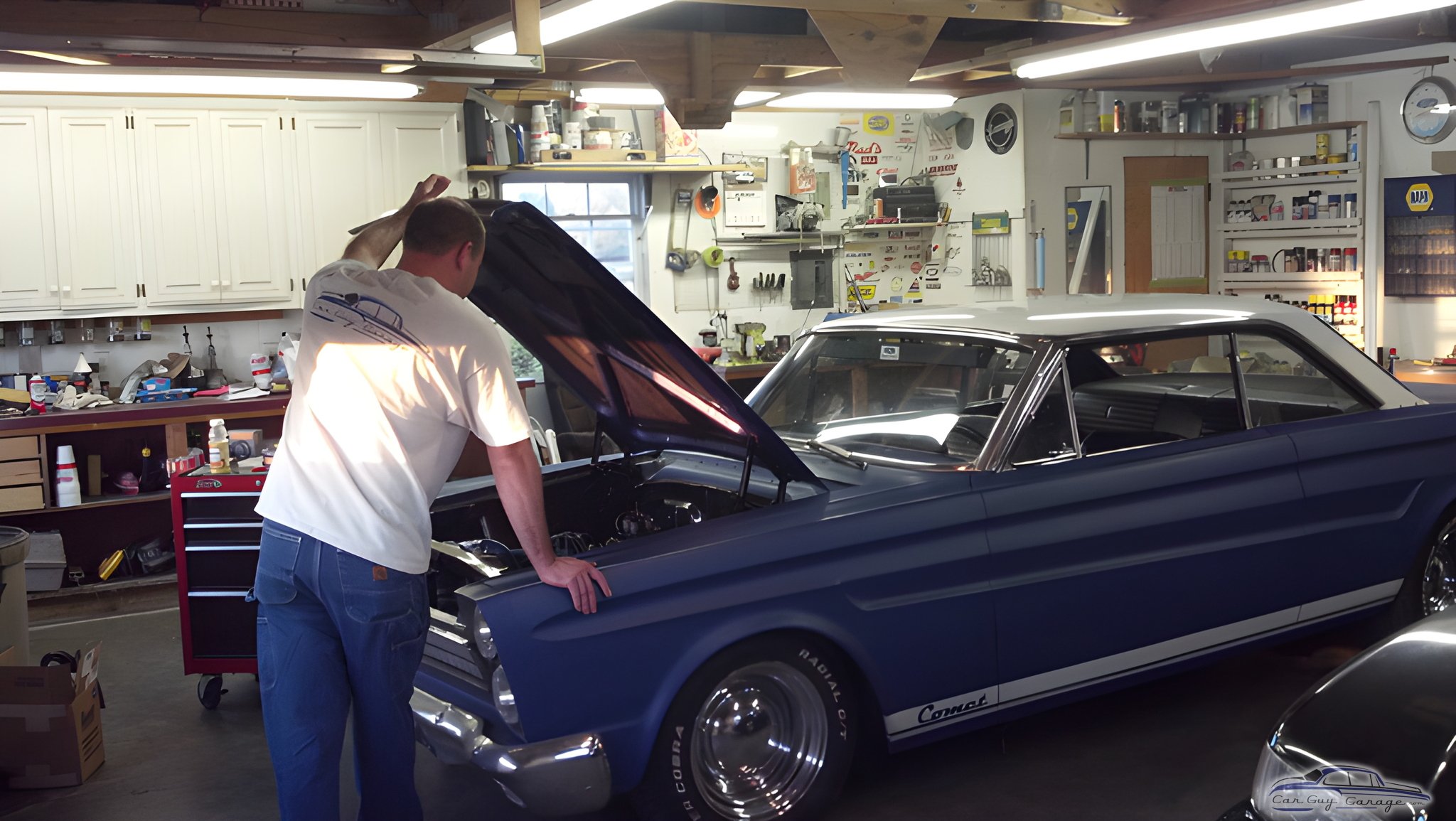 Classic Car Restoration Garage with Tools and Cabinets - Nathan from Smithville, TN