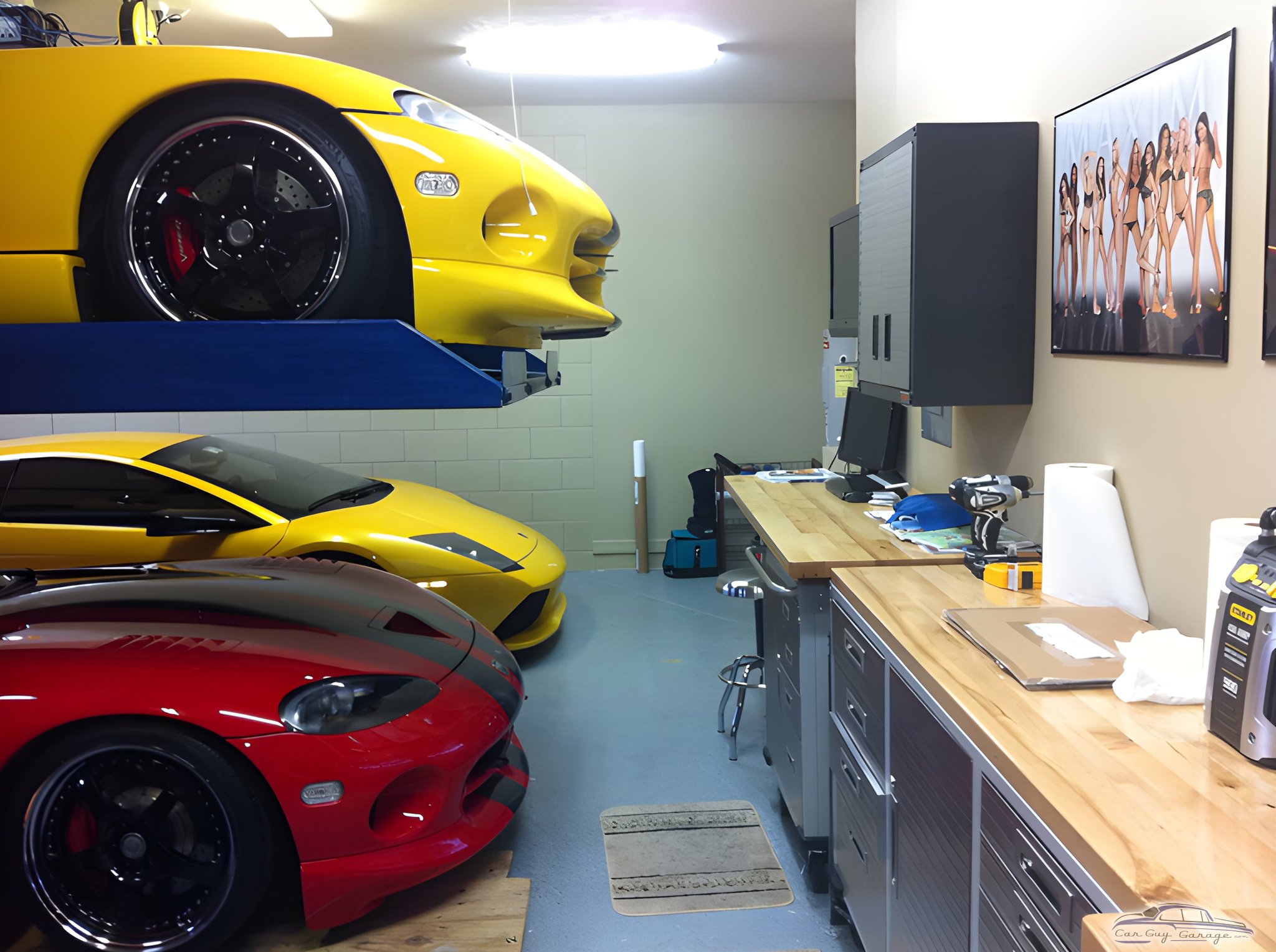 Luxury Sports Cars and Organized Garage Workspace - Thai from Orlando, FL