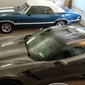 Modern and Classic Cars in Organized Garage - Bill F. from Oyster Bay, NY