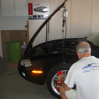 Garage Car Detailing with Tools and Posters - Vic from Sun Lakes, AZ