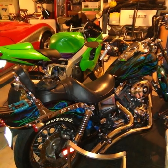 Custom Motorcycles, Sports Bike, and Garage Decor - DaNewt from Tampa, FL