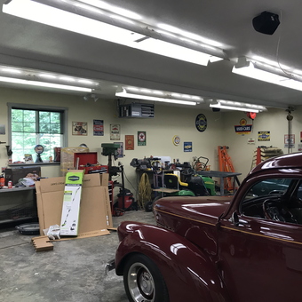 Classic Car Garage With Vintage Signs and Tools - Al from Shelton, Wa