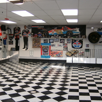 Racing Decor Garage with Checkered Floor - Chucker from Merrillville, IN