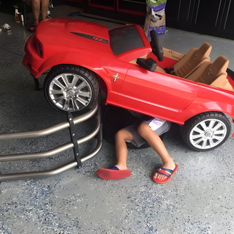 Kids Ride-On Car and Garage Creeper - Garage Squad from Louisville, Kentucky