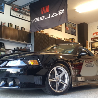 Mustang Convertible in Custom Garage with Racing Decor - Steve Raleigh from Riverton, Utah