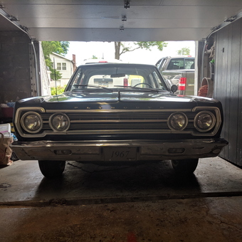Classic Plymouth Car in Organized Garage - Dave from Imperial, Pa