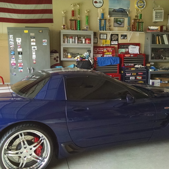 Organized Garage with Corvette, Tool Chests, and Trophies - MPH from Lincoln, Nebraska