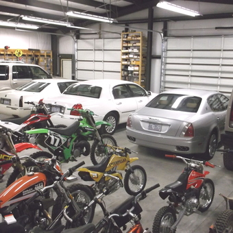 Luxury Cars, Dirt Bikes, and Organized Garage Storage - Lyle from Summerfield, NC