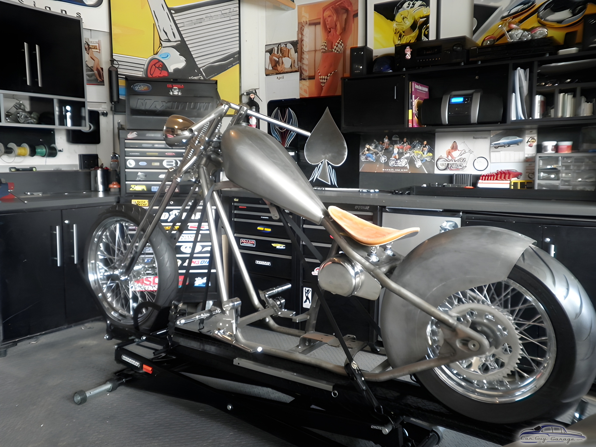 Custom Motorcycle Build and Tool Storage Cabinets - Dean from Edmonton, Alberta Canada