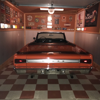 Classic Dodge Convertible in Decorated Garage - npeifer from GALLIPOLIS, OH