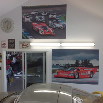 Racing Porsche Wall Art and Garage Decor - Porsche crazy