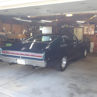 Classic car, air compressor, and organized garage workspace - don from MEMPHIS, MI