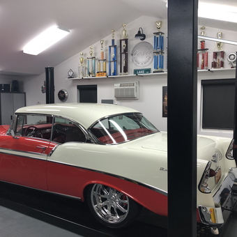 Classic Car Garage with Lift and Tool Storage - Robert May from Liverpool, NY